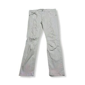 Kilogram Distressed Fitted Jeans